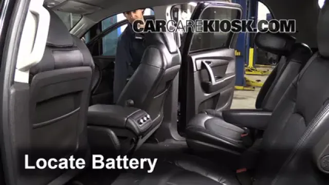2012 GMC Acadia SLE 3.6L V6 Battery Replace